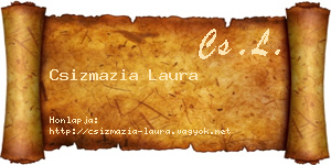 Csizmazia Laura névjegykártya